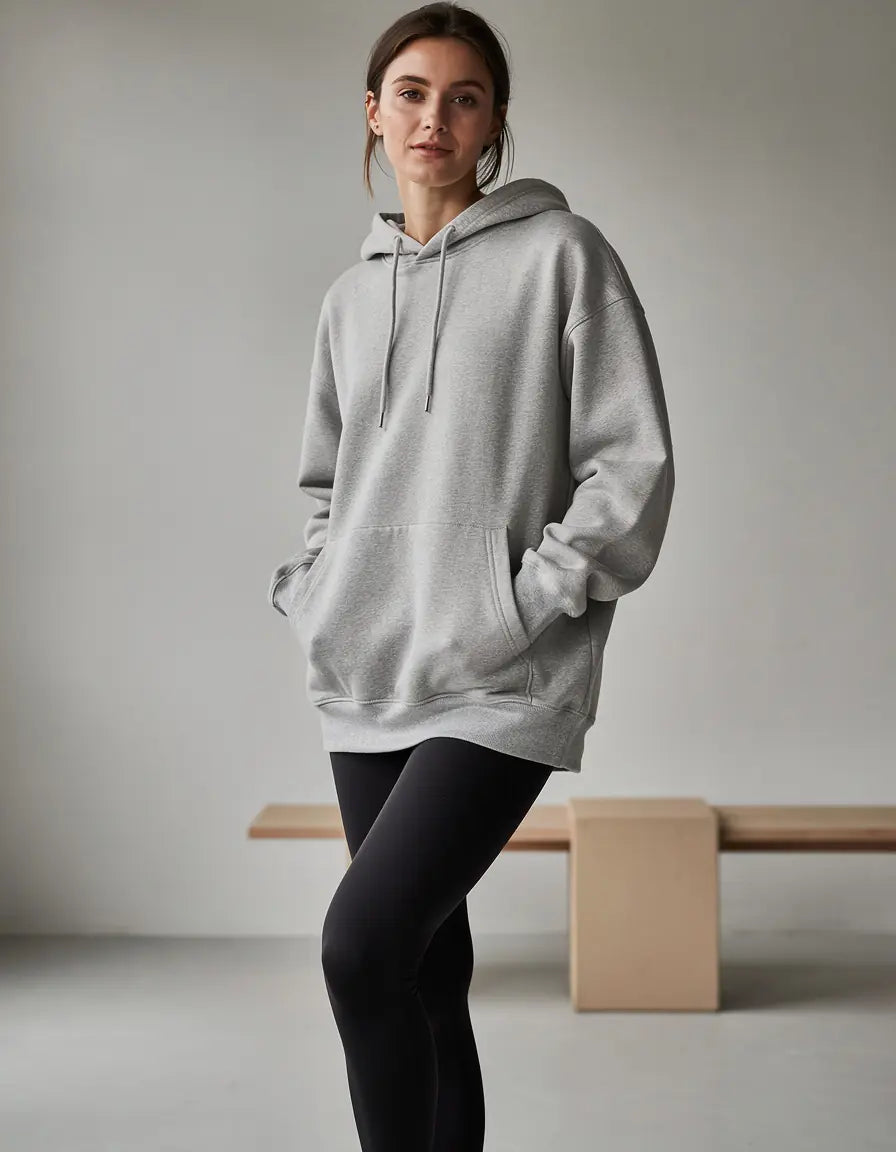 Lounge Hoodie in grey